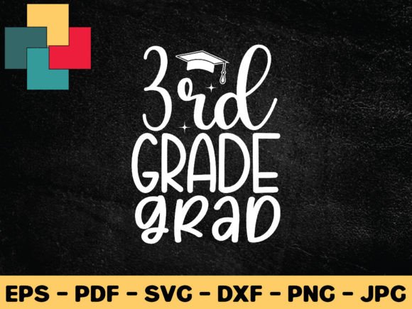 3rd Grade Grad SVG Design
