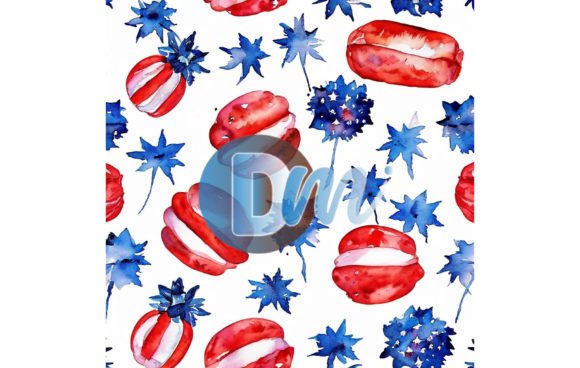 4th of July Seamless Pattern 124: A Strategic Design Resource for Professionals and Creators