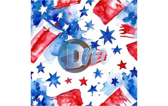 4th of July Seamless Pattern 145: More Than Just a Digital Design