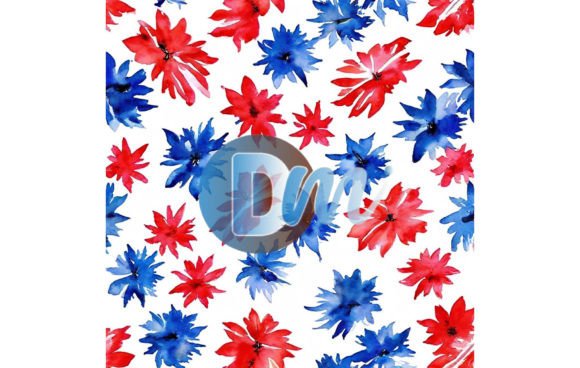 4th of July Seamless Pattern 33: Your Instant Download Guide to Festive Design