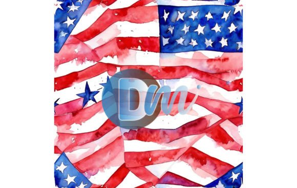 4th of July Seamless Pattern 42