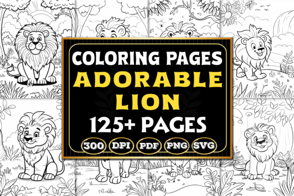 Adorable Lion Coloring Pages: Creative Calm for Everyday Life