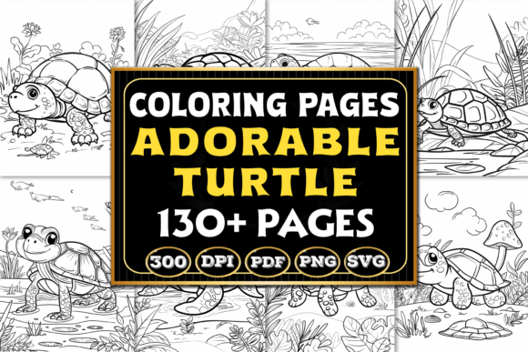 Adorable Turtle Coloring Pages for Strategic Creative and Commercial Use