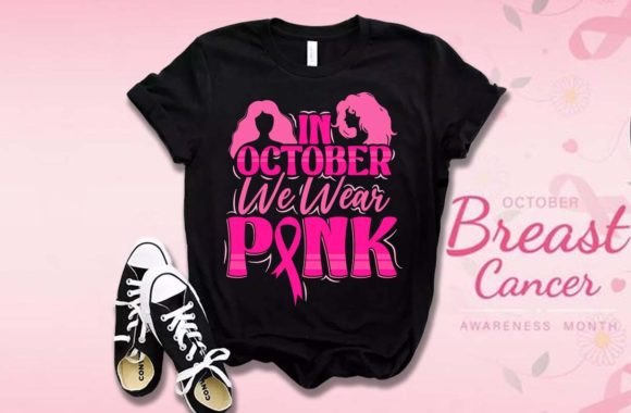 Breast Cancer Awareness T-Shirt Designs: How Custom Trendy Digital Files Let You Wear Your Support with Style