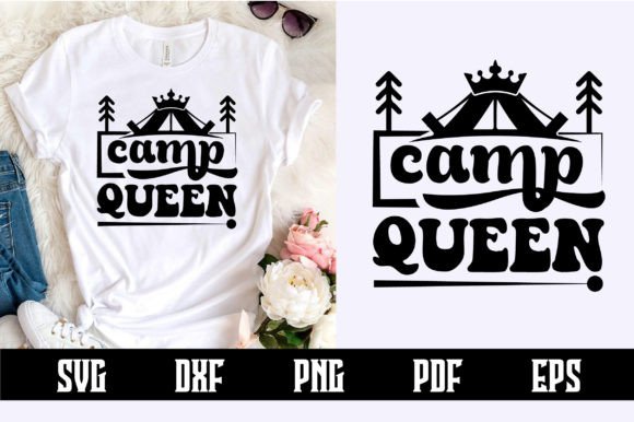 Camp Queen SVG Design – Creative Assets for Your Next Project