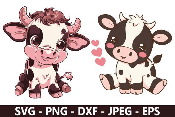 Cute Cow SVG Bundle