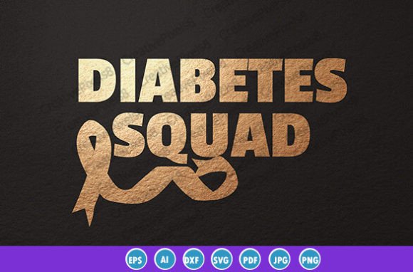 Diabetes Squad Tee Shirt Vector – A Thoughtful Blend of Awareness and Design