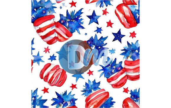 Exploring the Design Potential of the 4th of July Seamless Pattern 36 for Creatives and Professionals