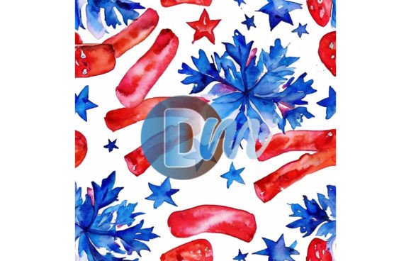 Exploring the Versatility of 4th of July Seamless Pattern 129 for Creative Projects