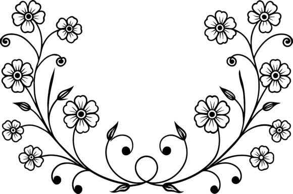 Flower with Blooms Vector Illustration: A Strategic Asset for Visual Communication and Brand Precision