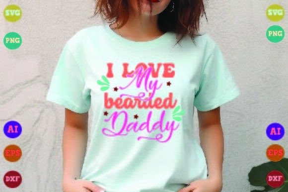 I Love My Bearded Daddy: Strategic Design Assets for Branding and Creative Projects