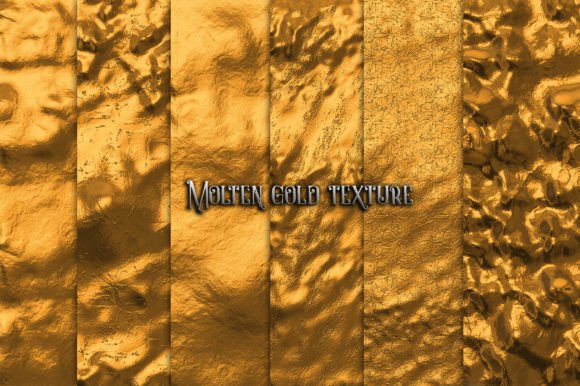 Molten Gold Texture for Creative Design Projects