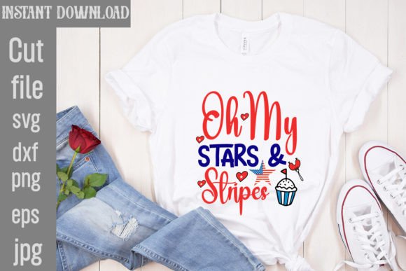 Oh My Stars Stripes SVG Cut File: A Versatile Tool for Creative Projects