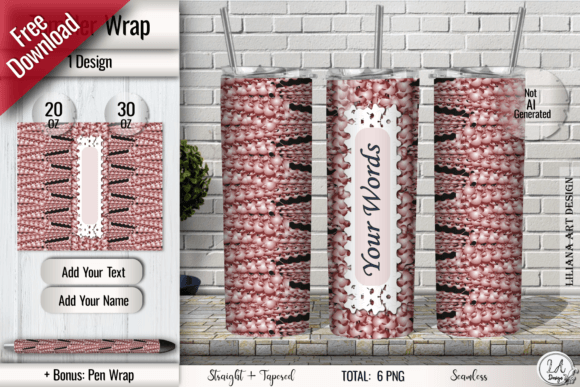 Personalized Tumbler Wraps with Glitter Zigzag Textures: A Complete Guide to Customization