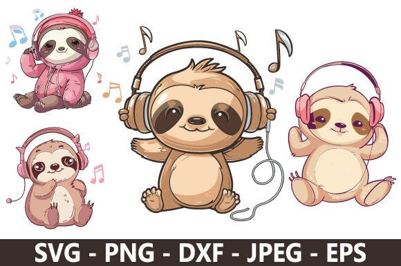 Sloth Listening to Music SVG Bundle: A Practical Evaluation for Creators and Small Businesses