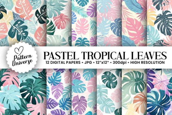 The Art of Gifting: Why Pastel Tropical Leaves Seamless Patterns Are Redefining Creative Commerce
