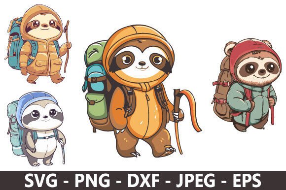 Why the Adorable Sloth Hiking SVG Bundle Is a Quiet Revolution in Digital Design